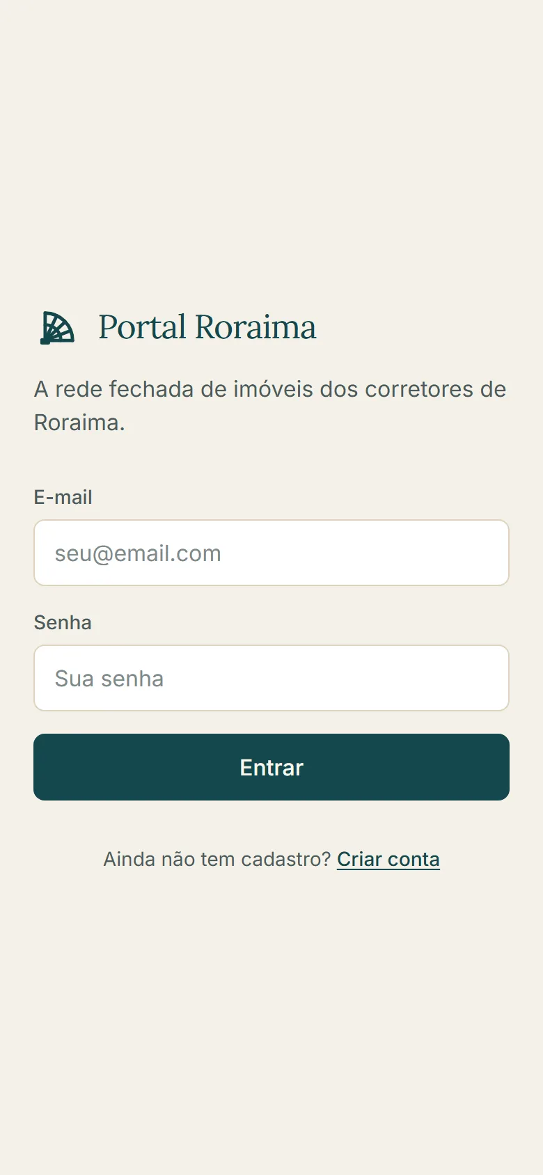 Tela do Portal Roraima no celular